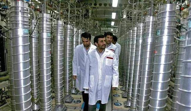 （伊朗用于浓缩铀的离心机，图源网络）