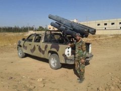 叙利亚人自制多管火箭炮，众创恐怖分子