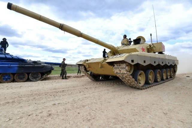 黄金战车！96B坦克惊艳“坦克两项”赛场 叙利亚或为最强对手