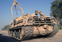 美国第11装甲骑兵团的M88在伊拉克