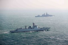 中俄“海上联合-2022”联合军事演习开幕