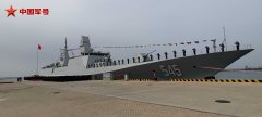 海军新型导弹护卫舰054B首舰交接入列
