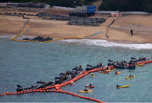 日本填海为美军建基地 日本这么做的目的是什么