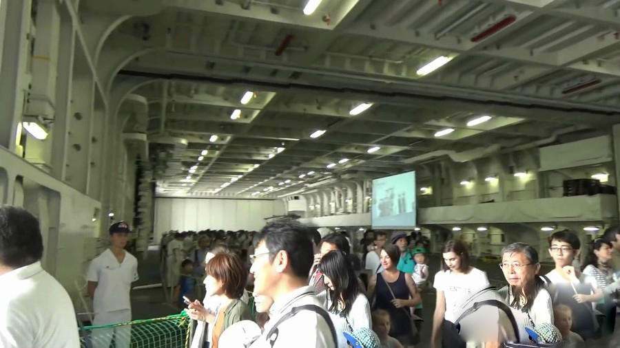 日本出云号准航母庞大机库曝光 可搭载F-35