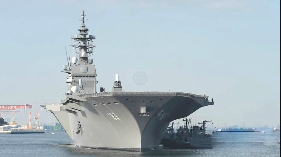 日本出云号准航母庞大机库曝光 可搭载F-35
