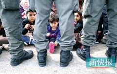 匈牙利一直试图阻止难民进入 将用军队对付(图)