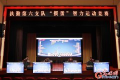 武警北京总队执勤第六支队组织掼蛋智力运动竞