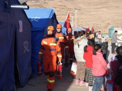 青海省海东市循化县消防救援大队在执行重大任