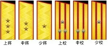 苏联陆军上将至少校肩章