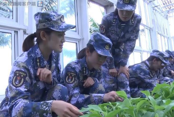 南海守礁女兵