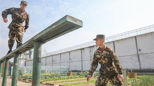 练兵备战正当时！直击武警官兵火热训练场
