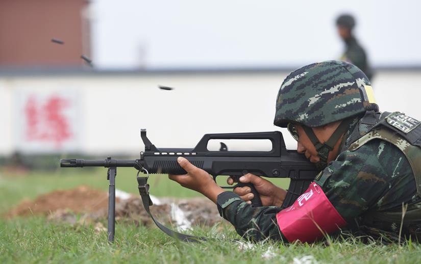 武警安徽省总队组织“神枪手”竞技考核
